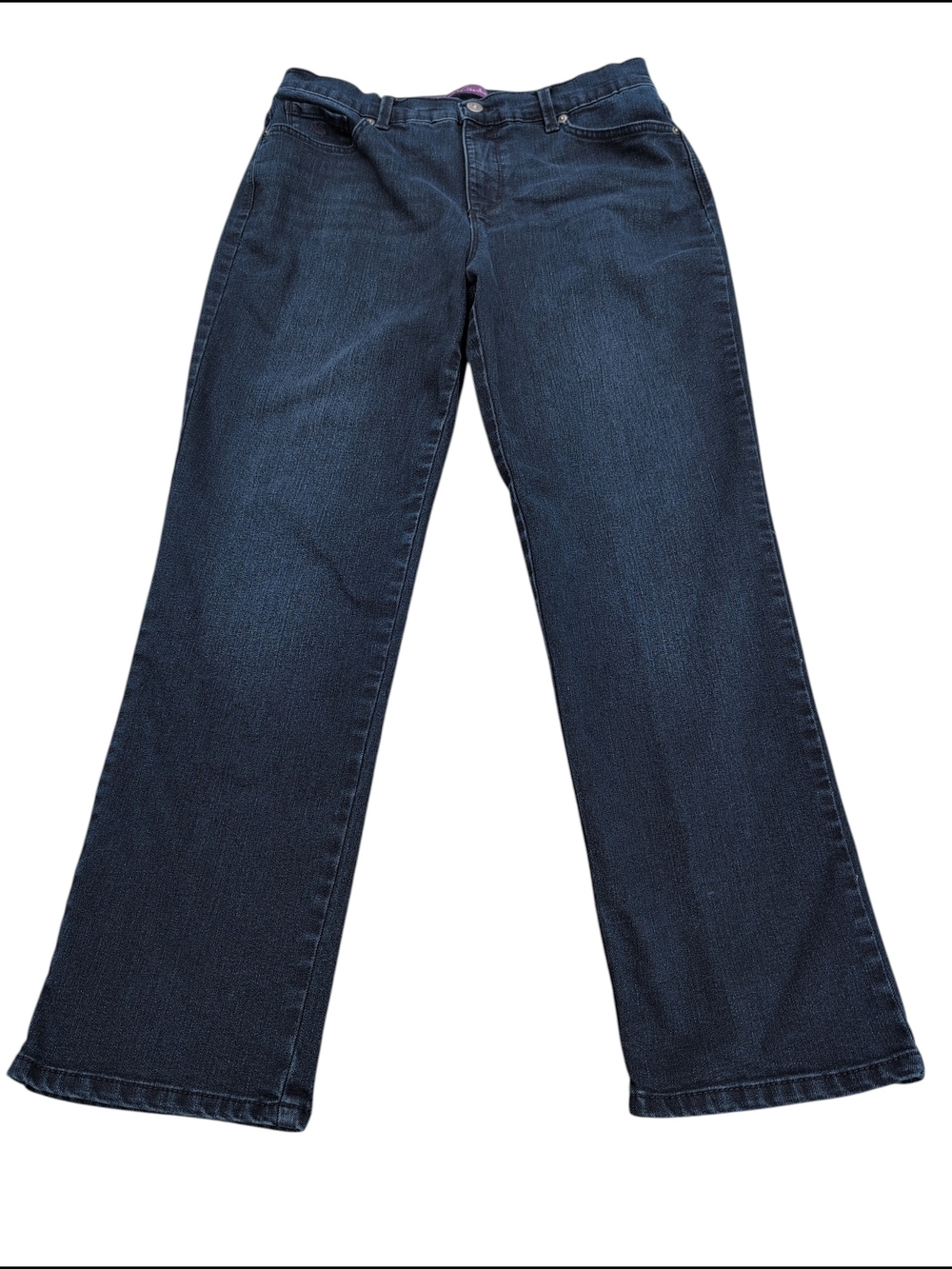 Gloria Vanderbilt Amanda Dark Blue Jeans 31 Waist 28 1/2 Inseam 12 Short